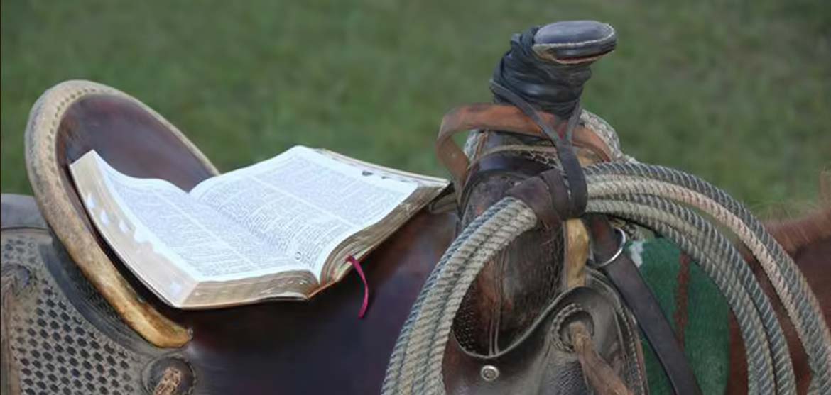 Bible on Saddle